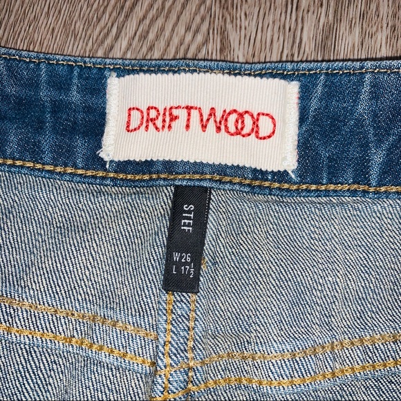 NWT Driftwood | Stef Denim Embroidered Skirt - Picture 4 of 9